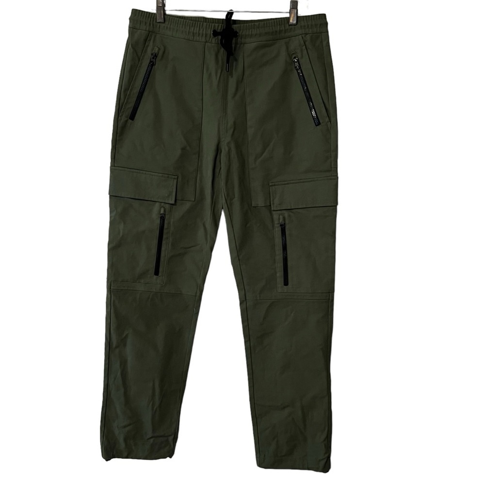 Cookies Sonoma Cotton Twill Drawstrings Cargo Pants (Olive) Men’s 32 gorpcore